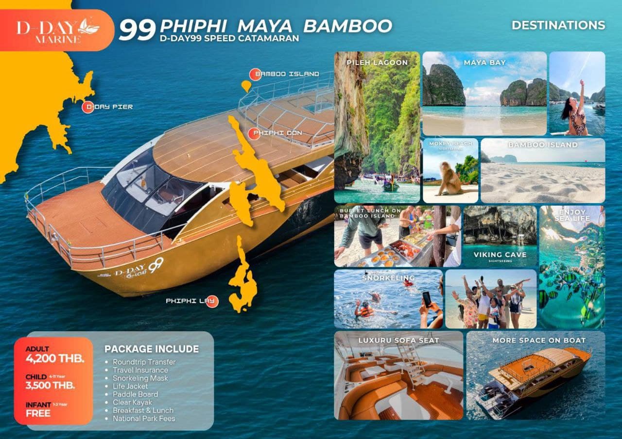 Phi Phi + Bamboo Island
