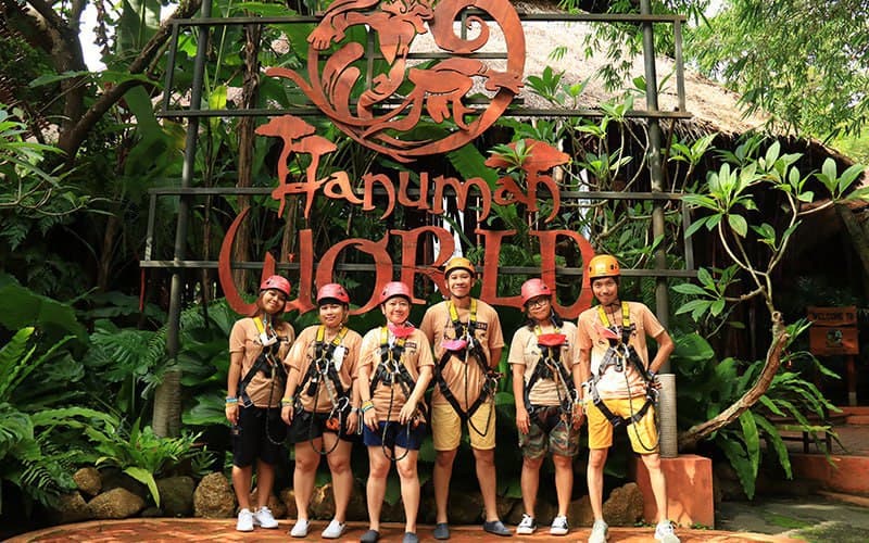 Hanuman World — зиплайн